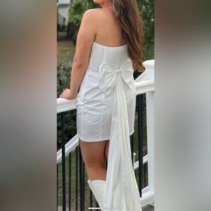 X Revolve Kerry Bow Dress